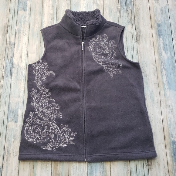 Croft & Barrow Gray Vest! - Picture 1 of 12